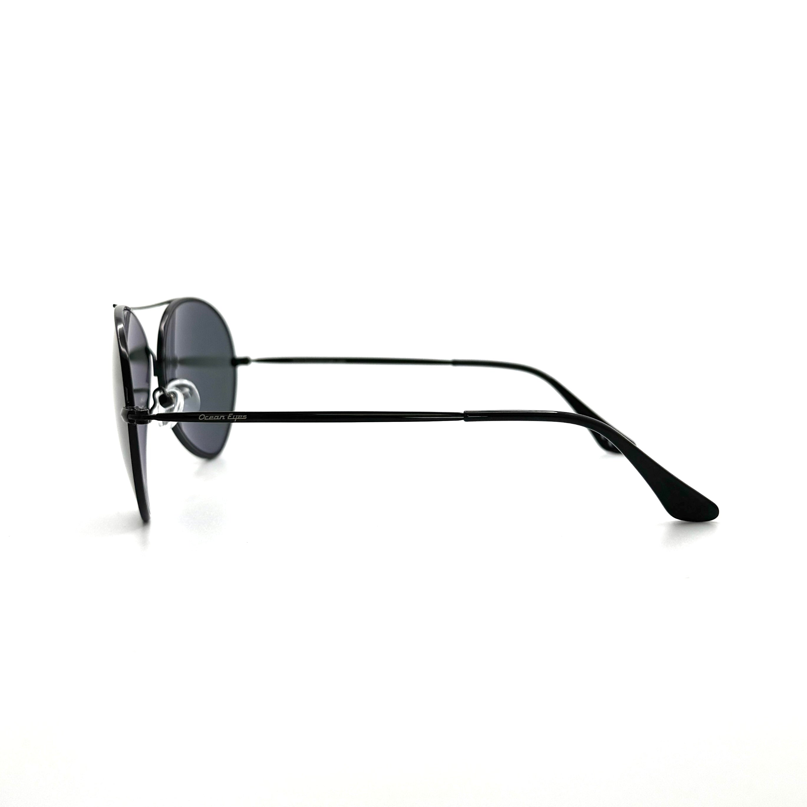 Havana PC – Shiny Black Metal Frame with Smoke Lenses 2073PC-1