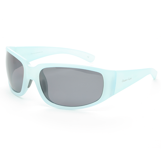 Malibu - matte frost blue frame with smoke lenses  7023-3