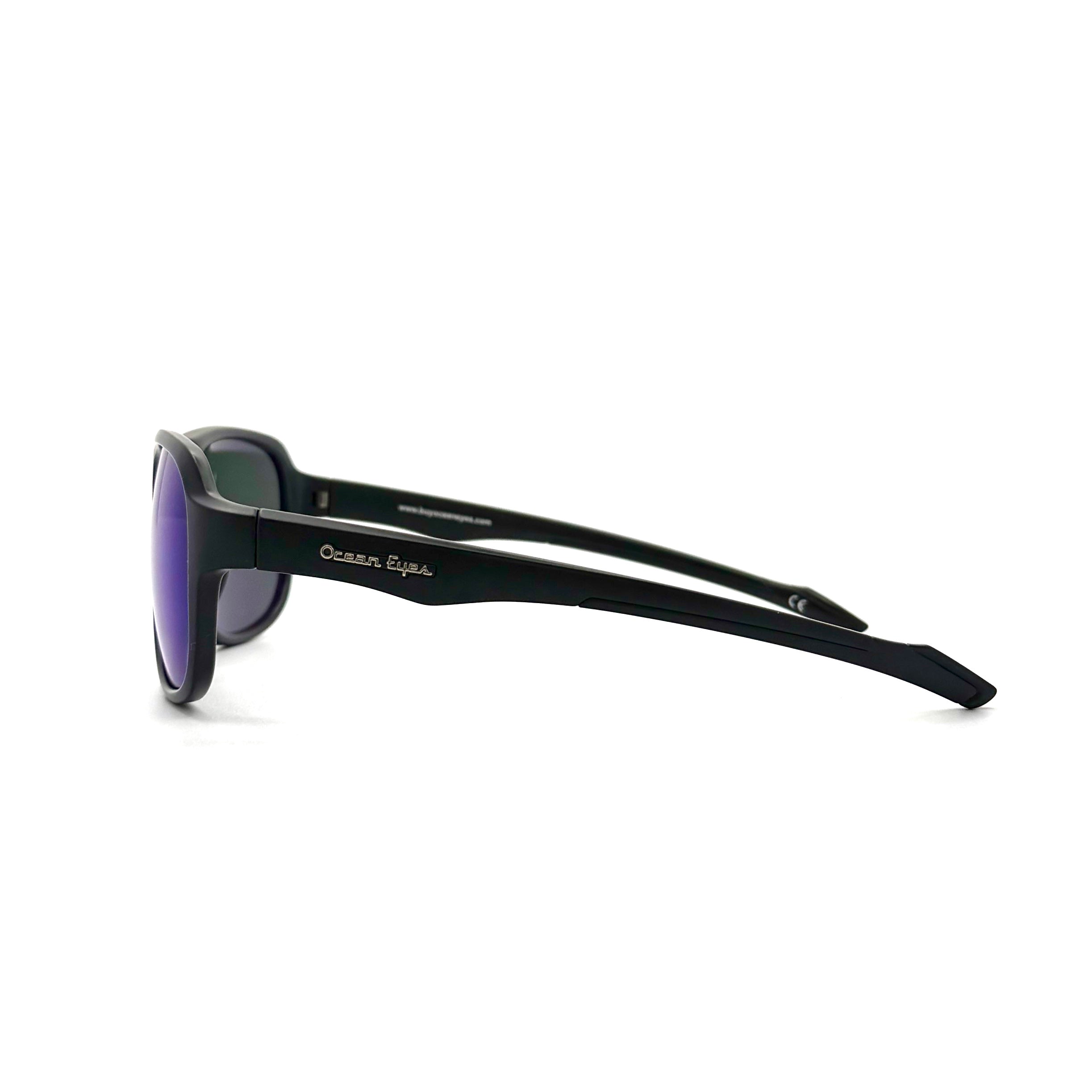 St Croix - Matte Black Frame with PC Polarized Mirror Lenses  3079-1