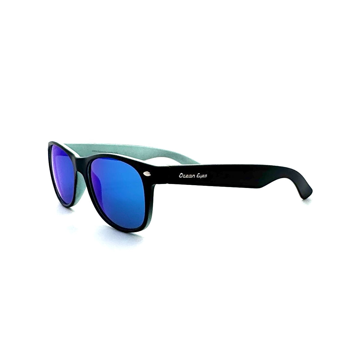 Phat Kat - Matte Black and Light Gray Frame with Blue Mirror Lenses 3051PC-1