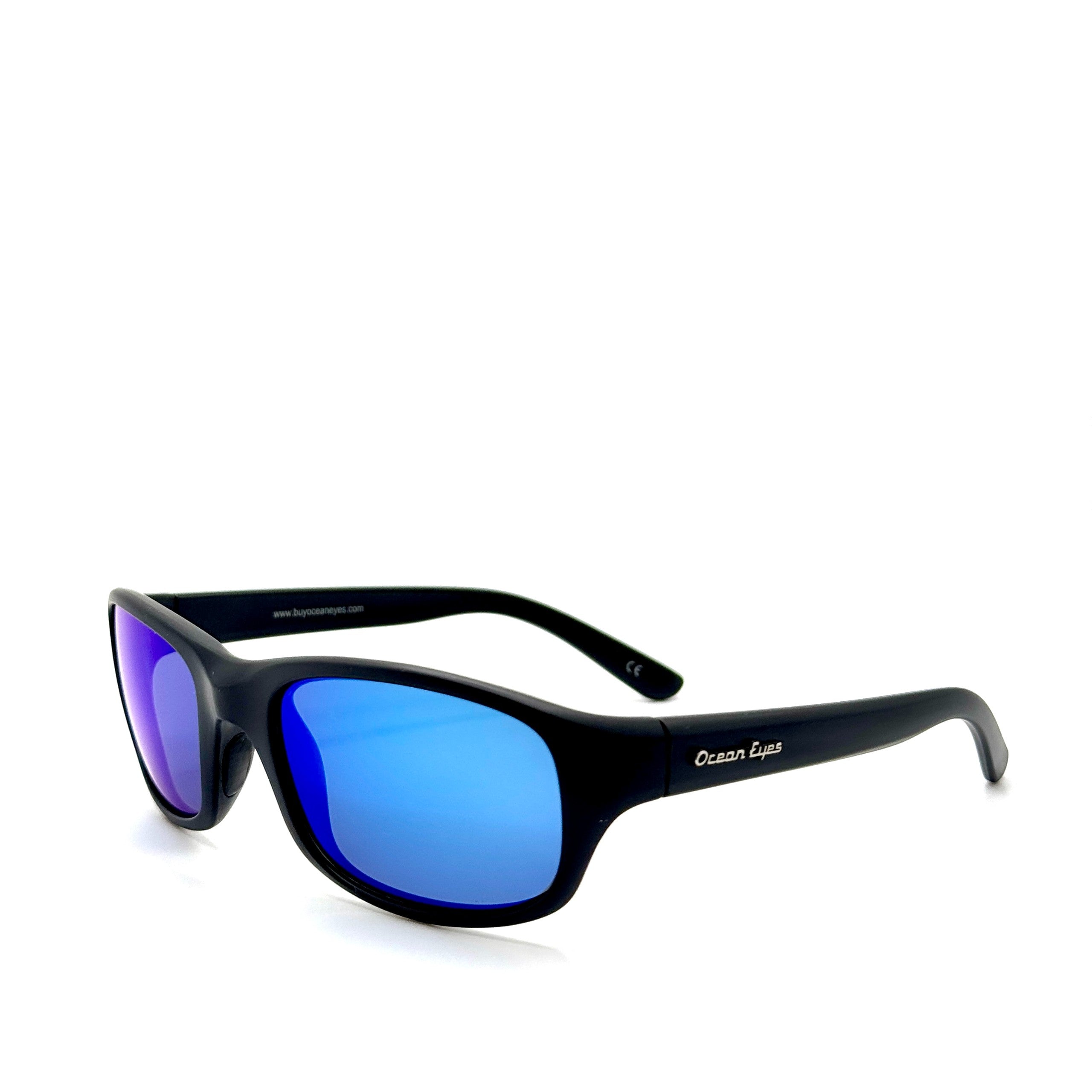 Bombora - Matte Black Frame with Smoke Blue Mirror Lenses 3056PC-1