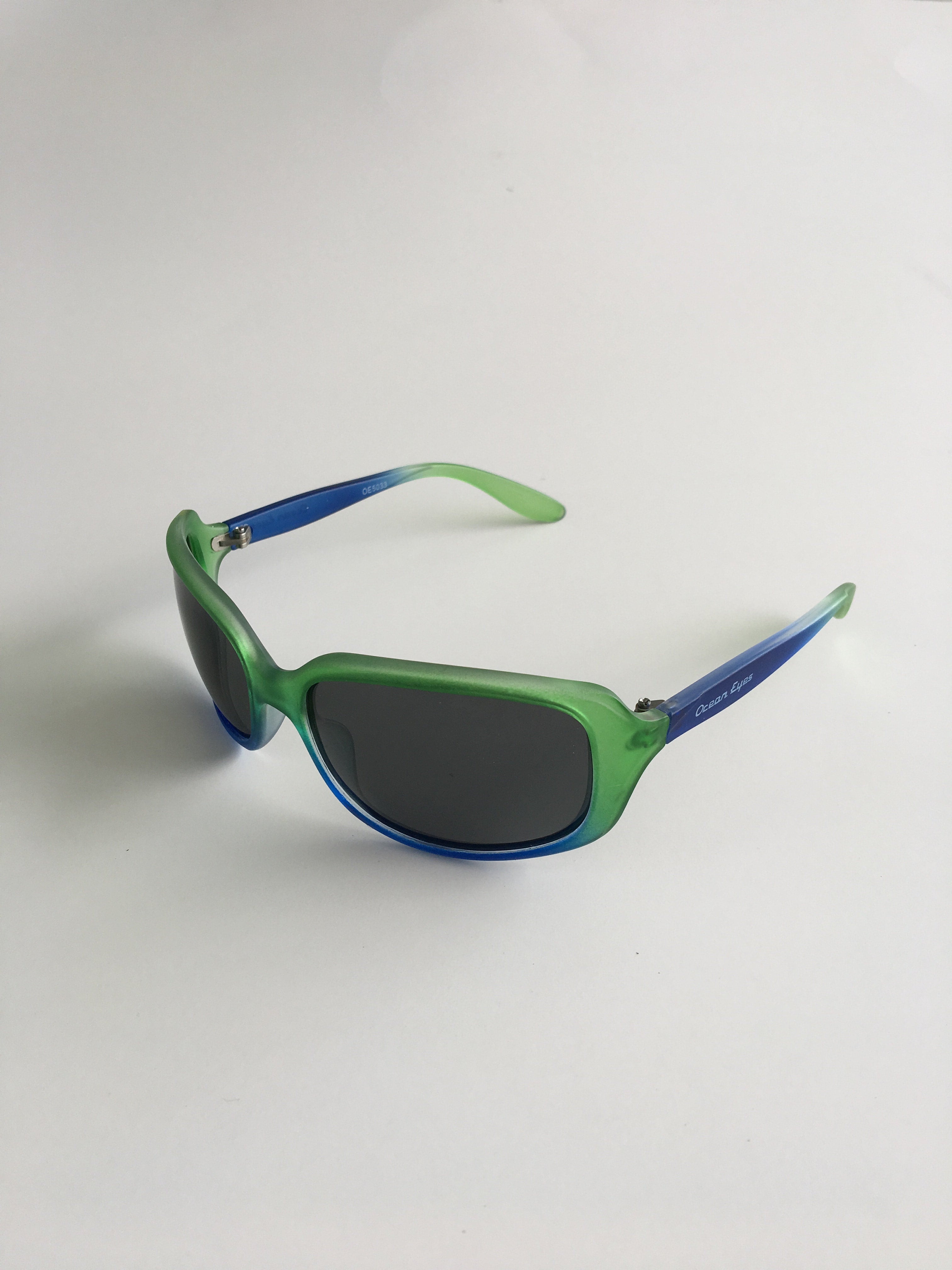 Sunfish - Matte Blue & Green Frame with Smoke Lenses  5033-1