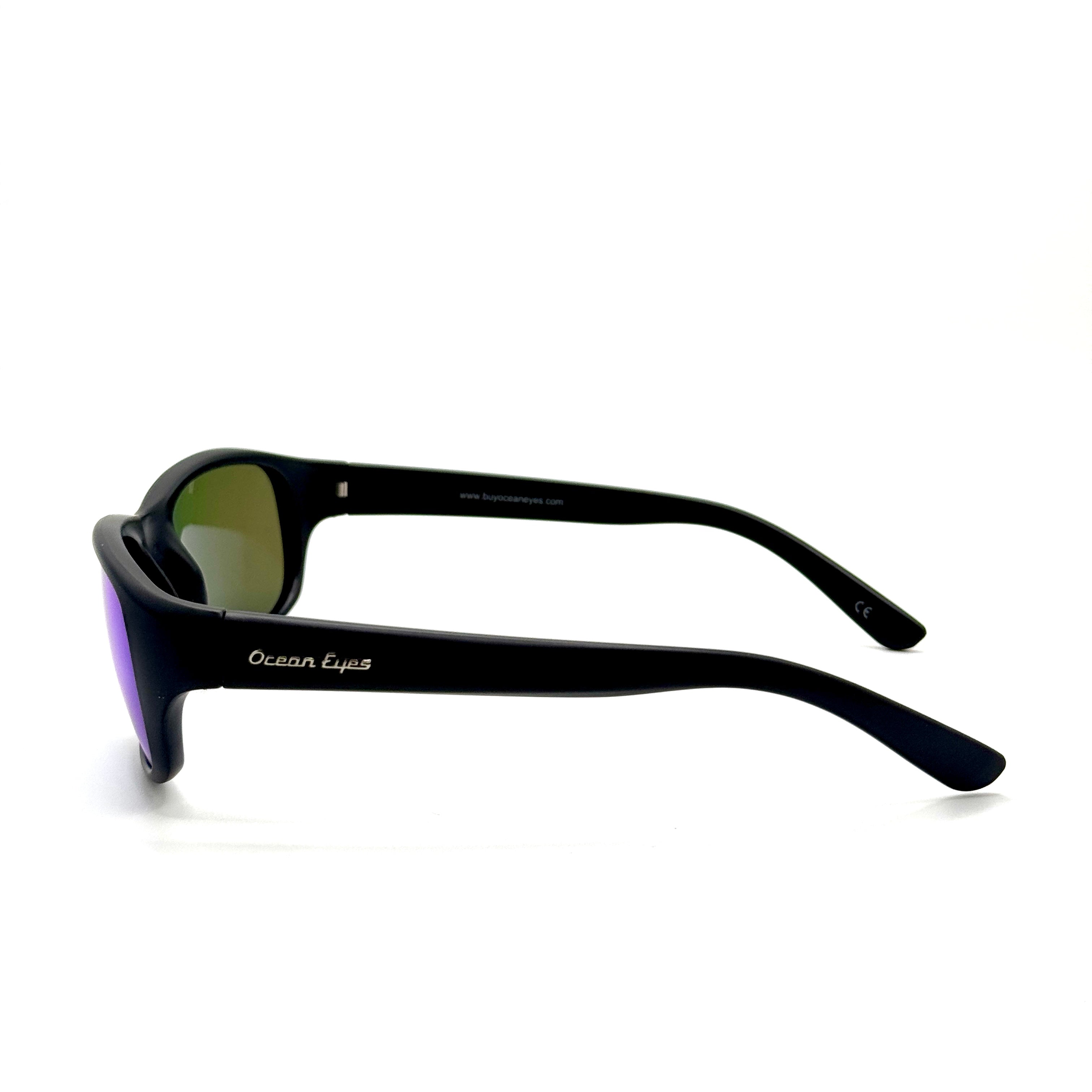 Bombora - Matte Black Frame with Smoke Blue Mirror Lenses 3056PC-1