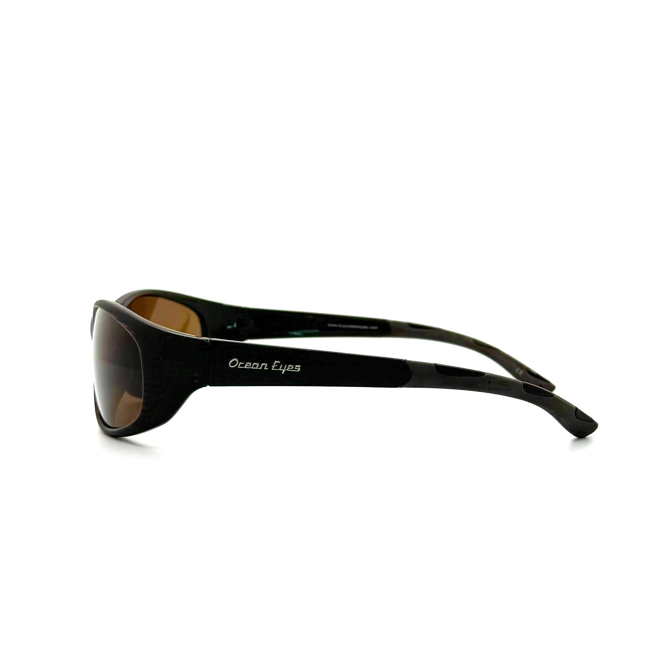 Key West– Matte Brown Woodgrain Frame with Amber Lenses 2006PC-4