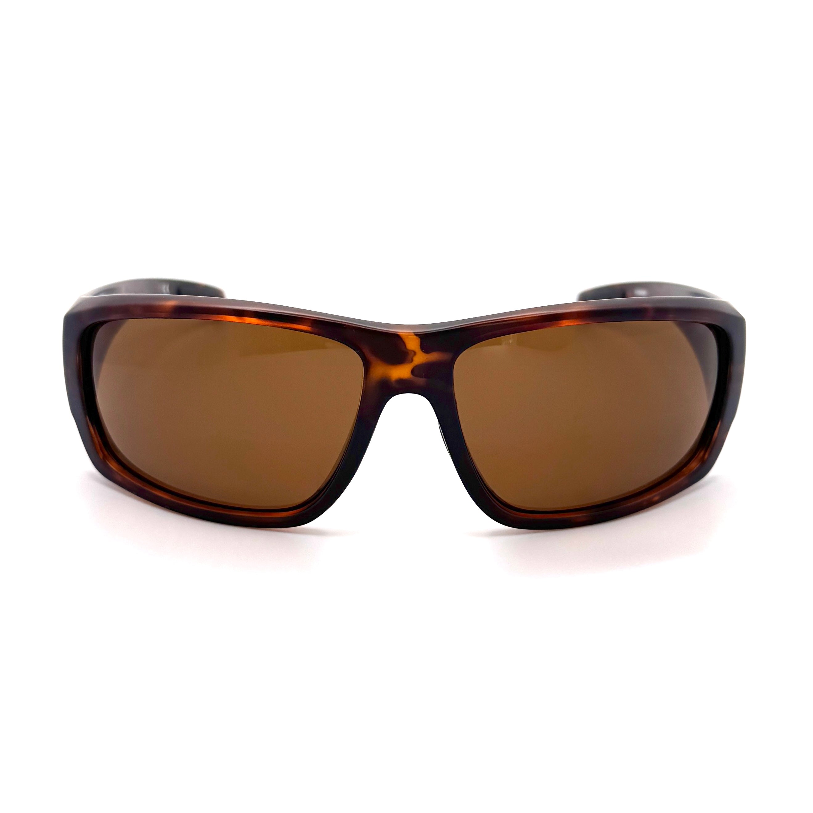 Cayo Hueso - Matte Dark Tortoise Frame with PC Polarized Amber Lenses  2077-2
