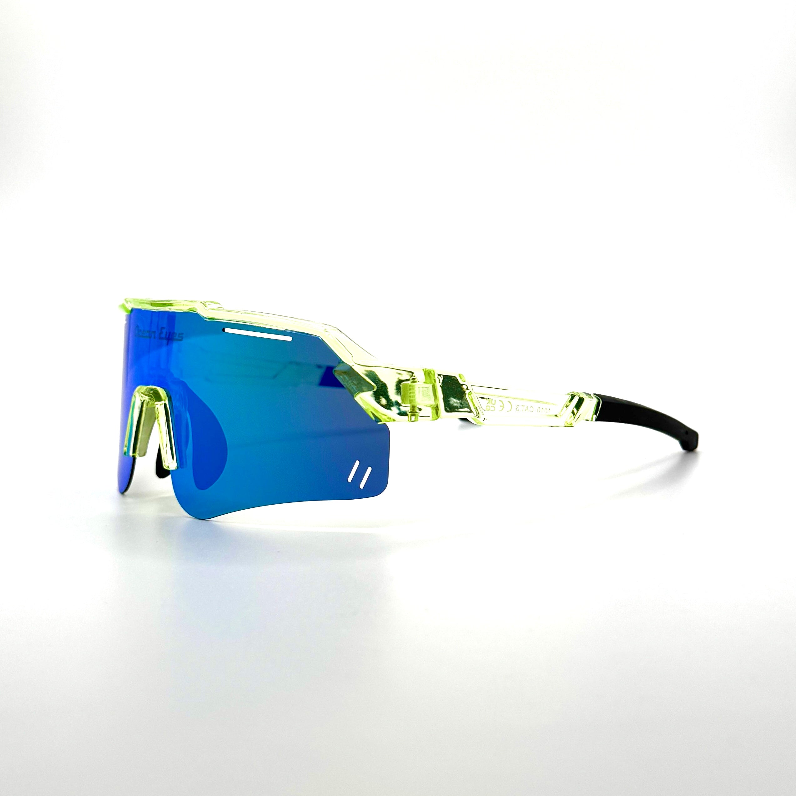 Piranha - Juniors crystal green frame w/polarized green mirror lenses  2063-2