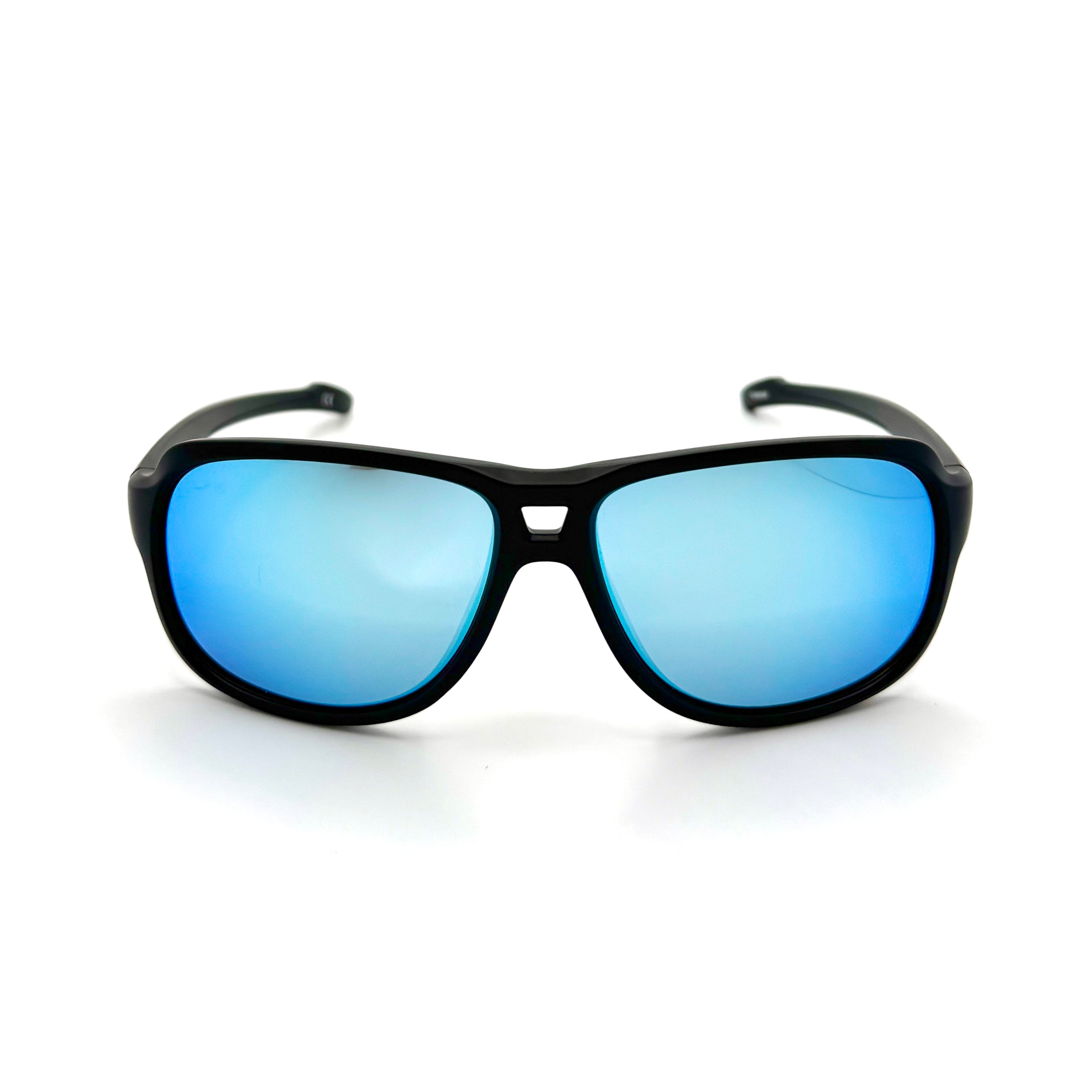 St Croix - Matte Black Frame with PC Polarized Mirror Lenses  3079-1