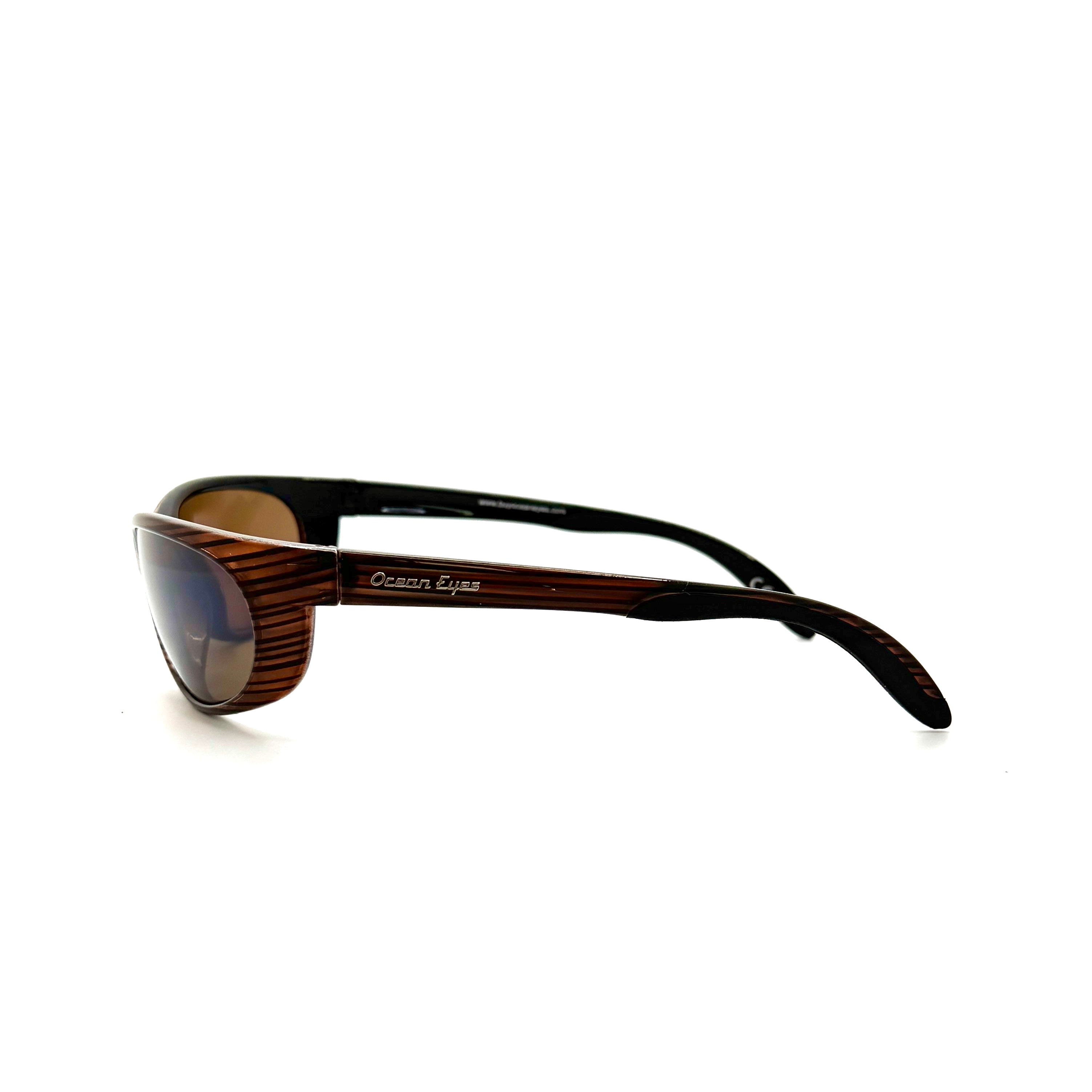 Mariner PC - Shiny Woodgrain Frame with Amber Lenses