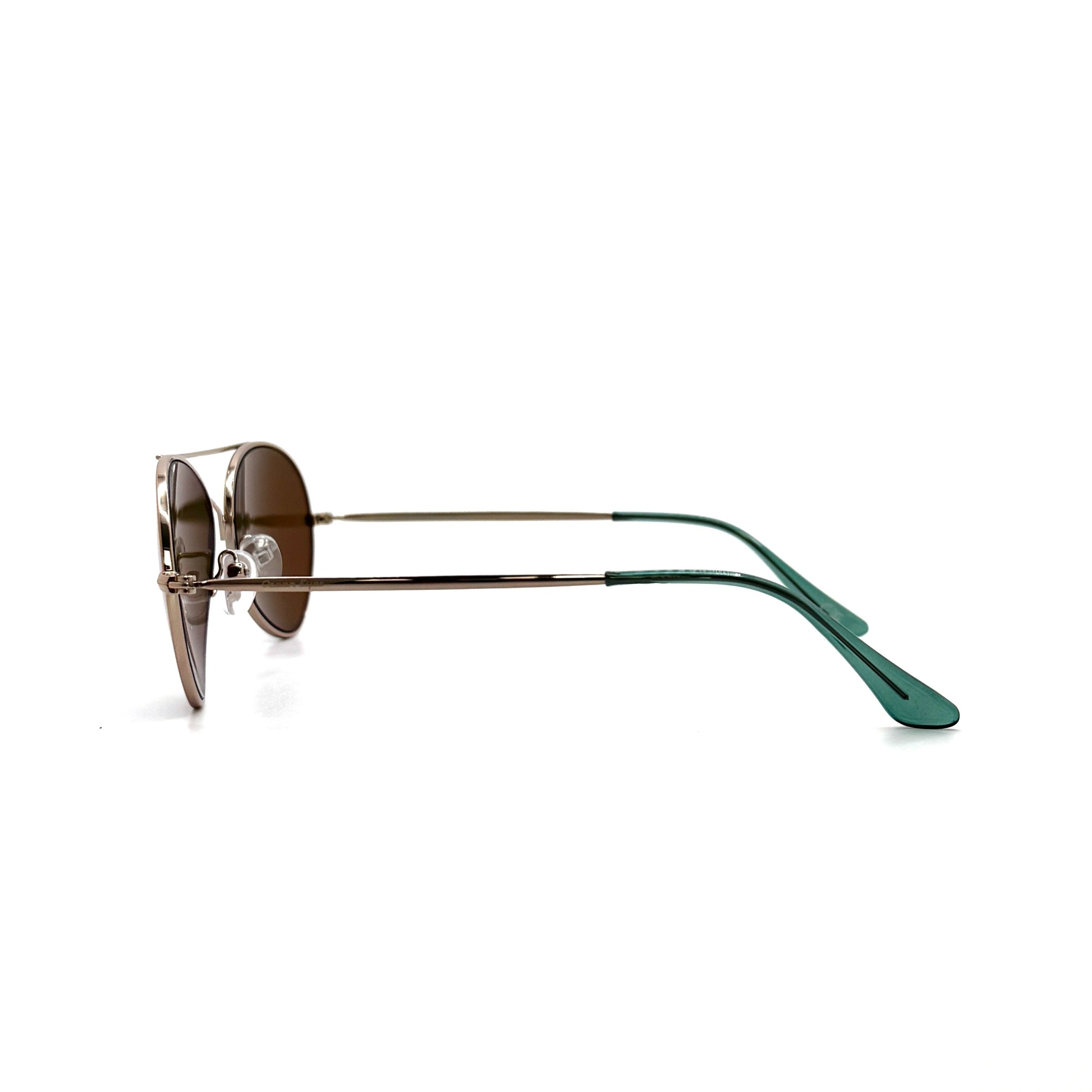 Kokomo– Shiny Copper Metal Frame with Green Mirror Lenses  3072PC-3