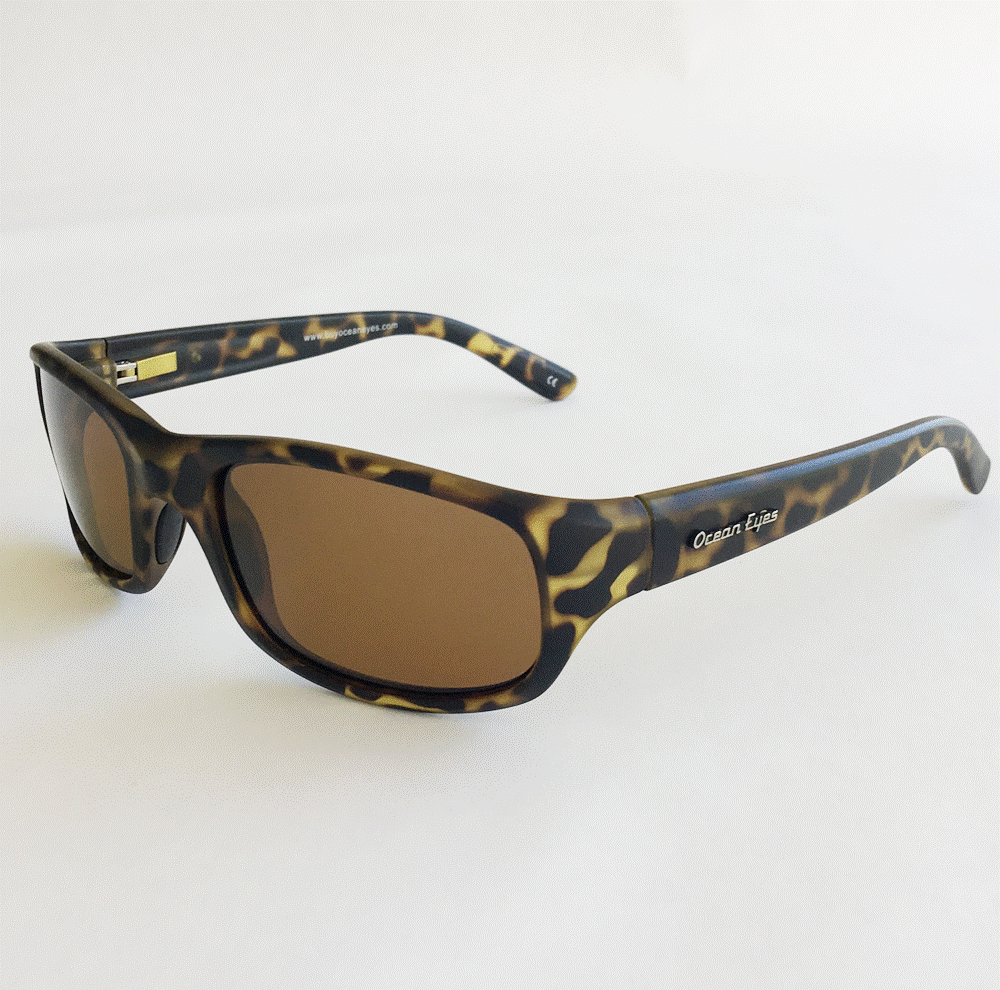 Bombora - Matte Dark Brown Tortoise Frame with Amber Lenses 2056-2