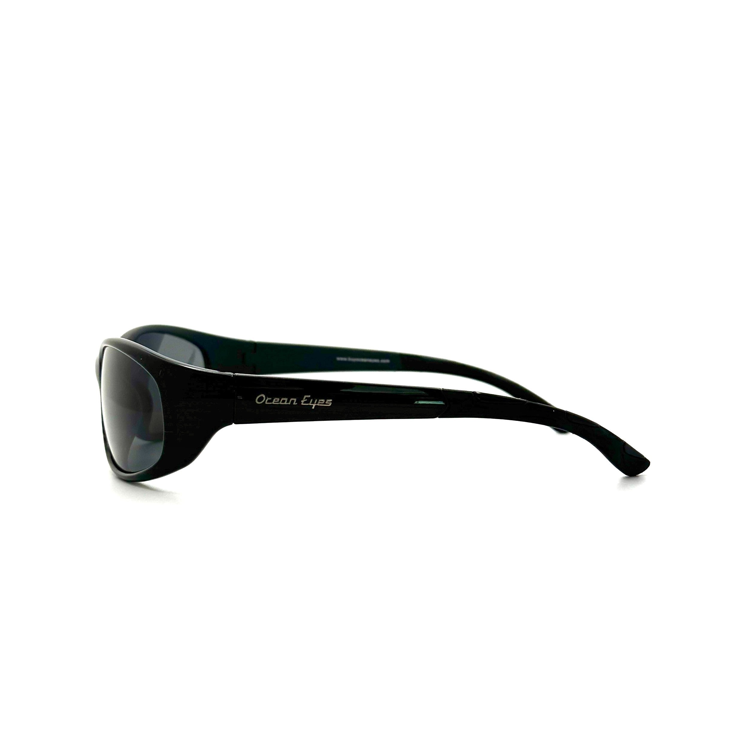 Key West– Shiny Black Woodgrain Frame with Smoke Lenses 2006PC-3