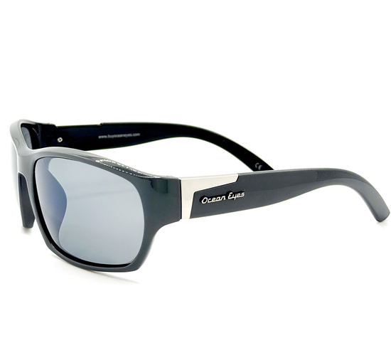 Tornado PC - Shiny Gray Frame with Smoke Lenses